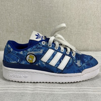 Adidas Originals x SIMPSONS FORUM BART Size 4 Women s Blue Shoes