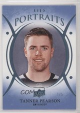 2018-19 Upper Deck UD Portraits Platinum Blue 3/5 Tanner Pearson #P-31 0c3
