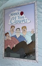Joe Cappa Signed 12x18 Photo Haha, You Clowns Creator Adult Swim
