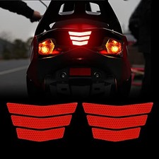 Strong Reflective Stripe Stickers for Car Bumber High-Intensity Night Red