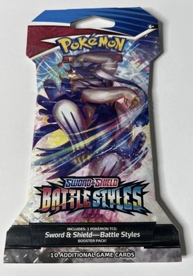 New !!Pokemon TCG Sword And Shield : Battle Styles Sleeved Booster Pack |  eBay