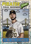 2026 Topps Heritage Base card #33 Paul Skenes - 1/1 Doodle - Pittsburgh Pirates