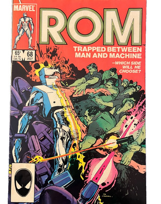 ROM SPACEKNIGHT #68 July 1985 Copper Age Marvel Comics FREE US SHIPPING (VF)