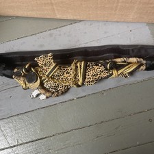 Carolyn Tanner Designs Braided Wooden Leopard Belt Code 5BG8