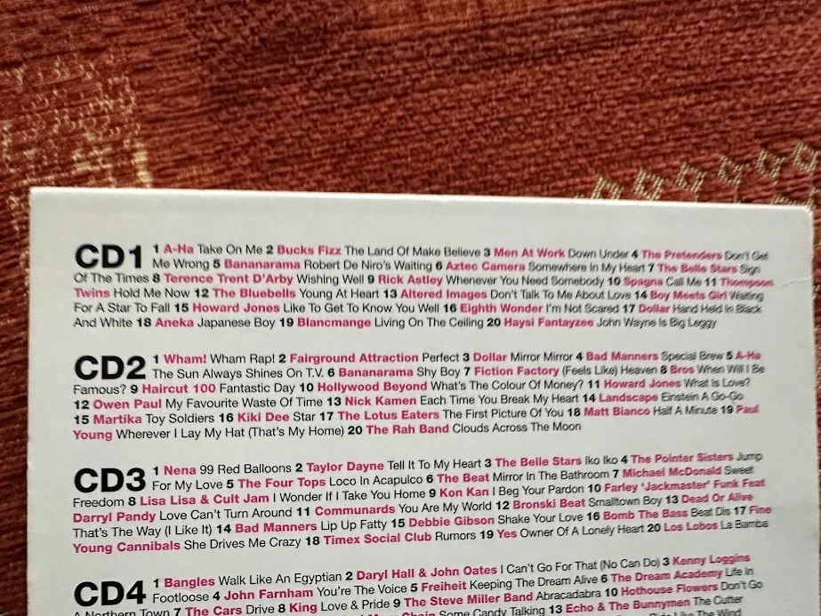 5 CD Box 100 Hits the 80s, Sampler, Compilation sehr guter Zustand - Bild 3 von 4