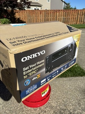 Onkyo Receiver TX-NR656 7.2 Channel  4K  100 w.  HDMI Bluetooth  Dolby DTS Atmos