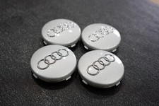 4x Original Audi Nabendeckel Felgendeckel A3 8P A4 8D 4B0601170 WIE NEU RS061