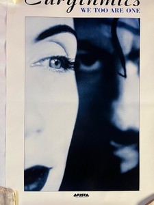 vintage eurythmics we too are one promo poster