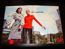 H&M 2-Page PRINT AD Fall 2017 CHIHARU OKUNUGI Adwoa Aboah