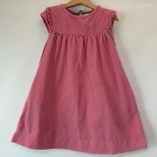 Mini Boden Pink Corduroy Girls Dress 5-6Y 116cm Floral Lining