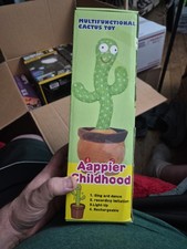 Tiktok Dancing Cactus Repeat Talking Plush Toy Singing Musical Toy for Babies