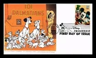 US COVER MICKEY MOUSE ART OF DISNEY FRIENDSHIP FDC 101 DALMATIONS MOVIE