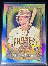 Graham Pauley 2024 Topps Allen & Ginter RC Hot Box Rainbow Foil Padres Marlins