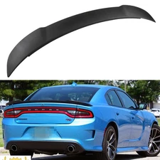 Trunk Spoiler Wing Carbon Fiber For 2011-2020 Dodge Charger Hellcat Style