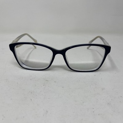TRINA TURK BIBI NAVY BLUE 53-15-135 FLEX HINGE EYEGLASSES 254