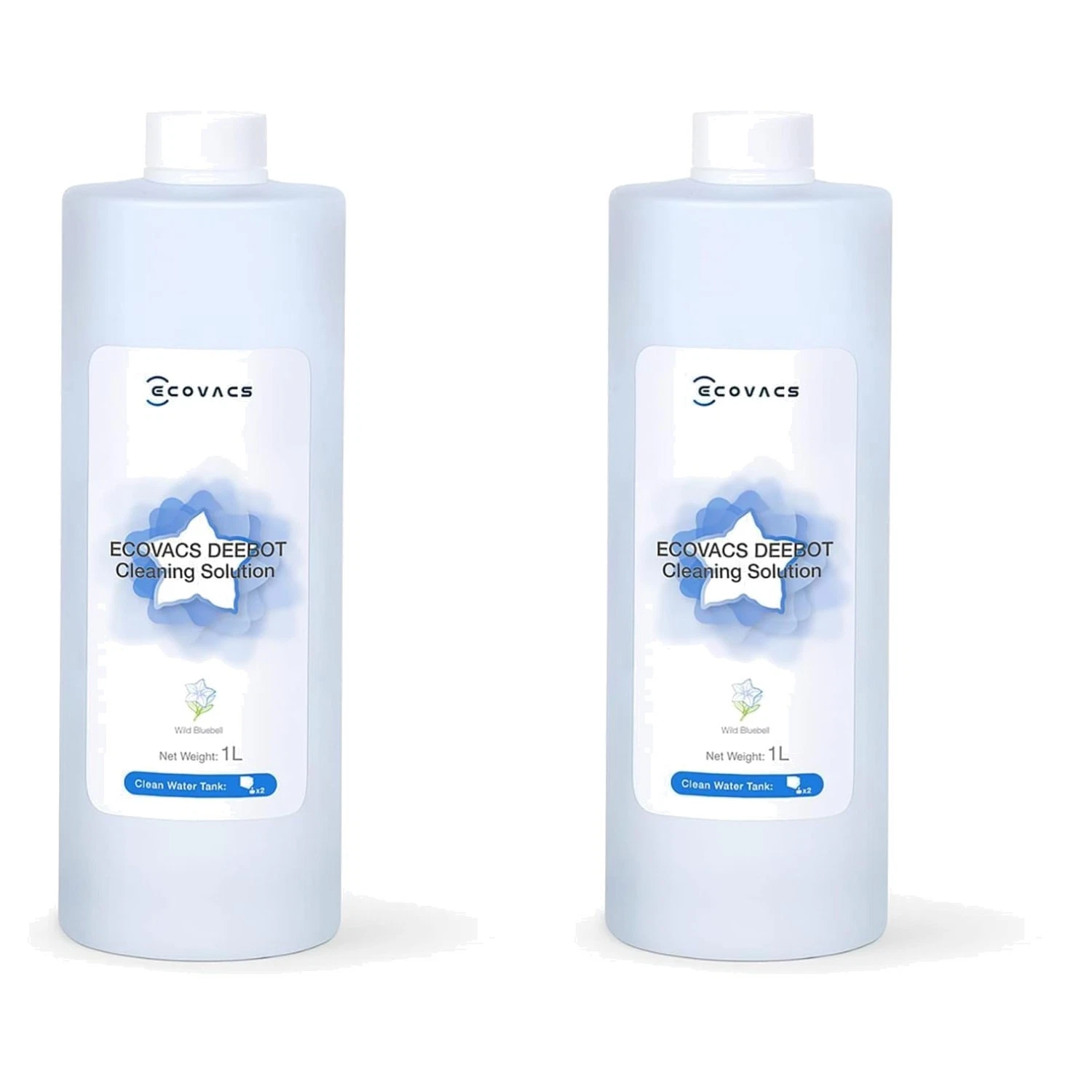 Robot Vacuum Cleaner Floor Wash, Multi-Surface, 2L (x2)