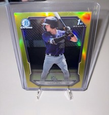 2026 Bowman Chrome Matt Klein 1st Bowman Yellow Border #38/75 Colorado