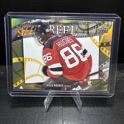 2025-26 Upper Deck Series 2 - Sizzle Reel Jack Hughes Gold /25 #SR-64