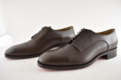 Christian Louboutin Cortomale Flat Brown Leather Dress  display picture 1
