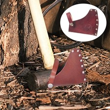 Leather Axe Blade Cover Sheath Head Hatchet Protector Protetive Case Brown02