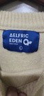 Aelfric Eden Van Gogh Art Graphic Sweater Cream Brown Striped Large — photo 5