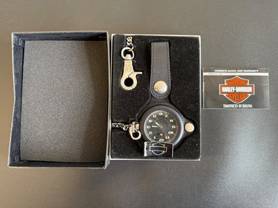Harley-Davidson 100th Anniversary Pocket Watch Timepiece by Bulova