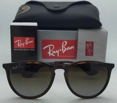 Ray-Ban ERIKA RB4171 710/T5 Polarized Havana Frames Brown Gradient Sunglasses