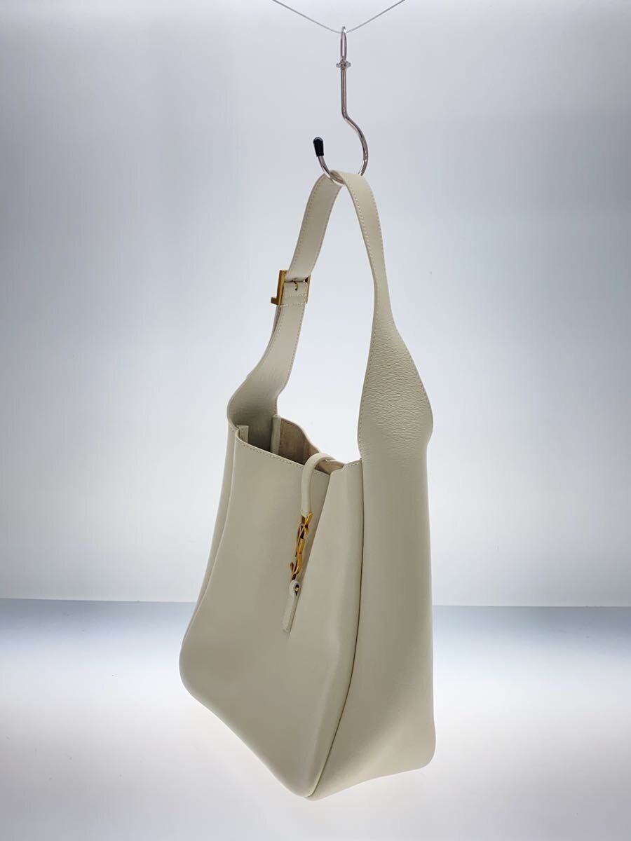 Borsa a tracolla SAINT LAURENT [Acquisto] 713938 bianca tinta unita usata