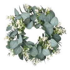 Artificial Flower Wreath Artificial Eucalyptus Wreath Wall Hanging Greenery