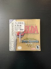 Zelda: A Link to the Past Four Swords GBA CIB Sealed Storage Wear Box Compressed