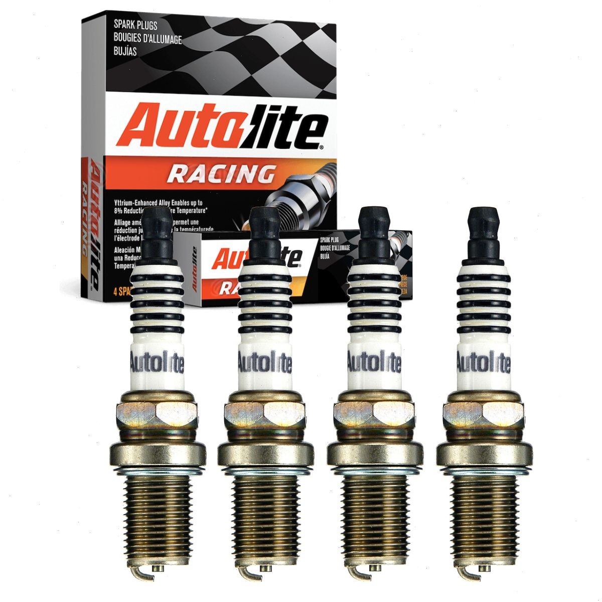 4 pc Autolite Racing AR3931 Spark Plugs for 767 6596 5820 5703 41R11 oh