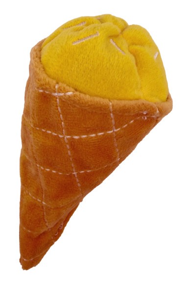 Aumüller Katzenspielzeug Zitroneneis 13 X 7 Cm Gelb/Braun Katzenspielzeug-image