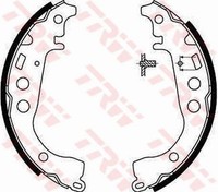 Bremsbackensatz Hinterachse FüR Toyota Alfa Romeo Yaris Verso VAN IQ Celica