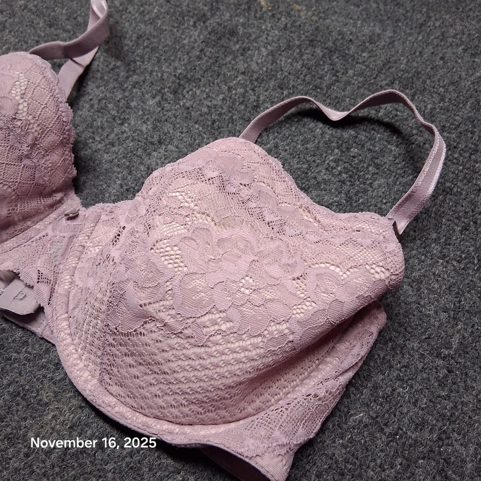 Adore Me Anabella Contour Balconette Pink Lace Bra Womens Size 36DD - Image 2 of 4