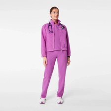 FIGS Womans On-Shift High Pile Fleece Bomber Jacket - ALL COLORS/SIZES    