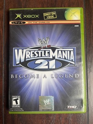 WWE WrestleMania 21 Become A Legend Microsoft Xbox CIB