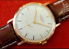 Longines Herren Armbanduhr – 18K Gold 750 – Handaufzug Cal. 19.4 – ca. 1950er