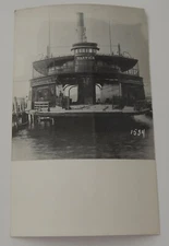 Steamship Steamer WARWICK real photo postcard RPPC