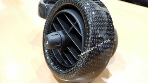 Mini F55, F56, F57 Cooper S Carbon fiber Interior Side Air Con Panels - Picture 8 of 10