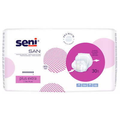 Seni San Plus Extra anatomische Inkontinenzvorlagen 30 St. / 3 x 30 St. / 90 St.