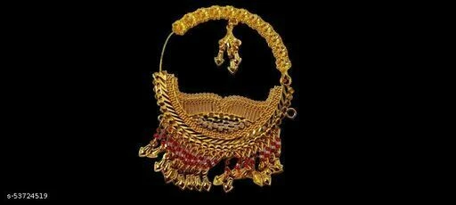 Indian Garhwali Nath Nose Ring Nath Nathini With Chain Wedding Jewelry Freeship