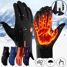 Winter Touch Screen Windproof Gloves for Outdoor Running Skiing Work Warm Gloves