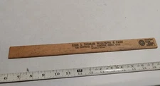Vtg John S. Thoman Wallpaper & Paint Hanover Gleem Merkin Murphy Wood Stir Stick