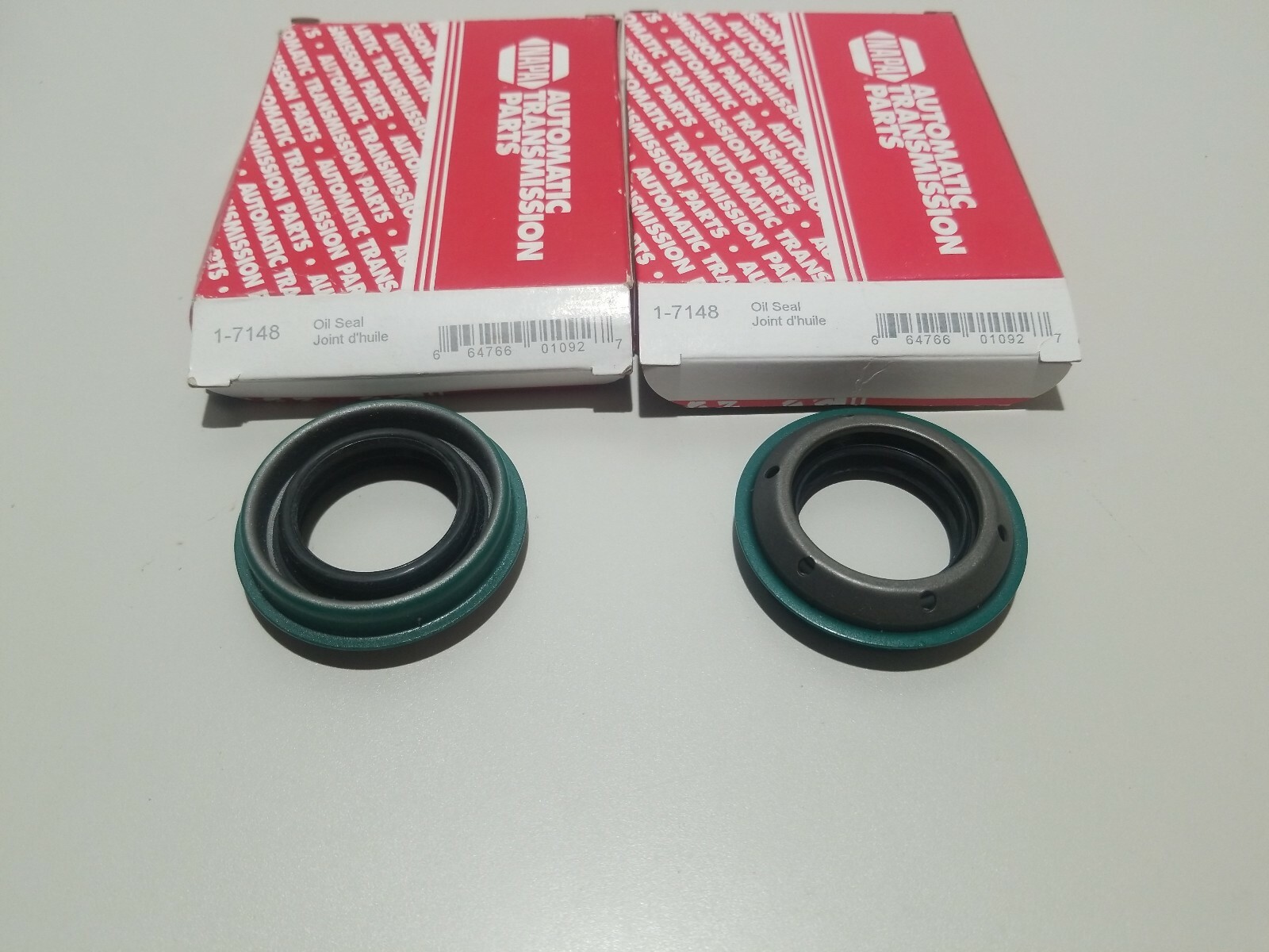 Napa Automatic Transmission Parts Oil Seals, Lot of 2 Seals, 17148 oil