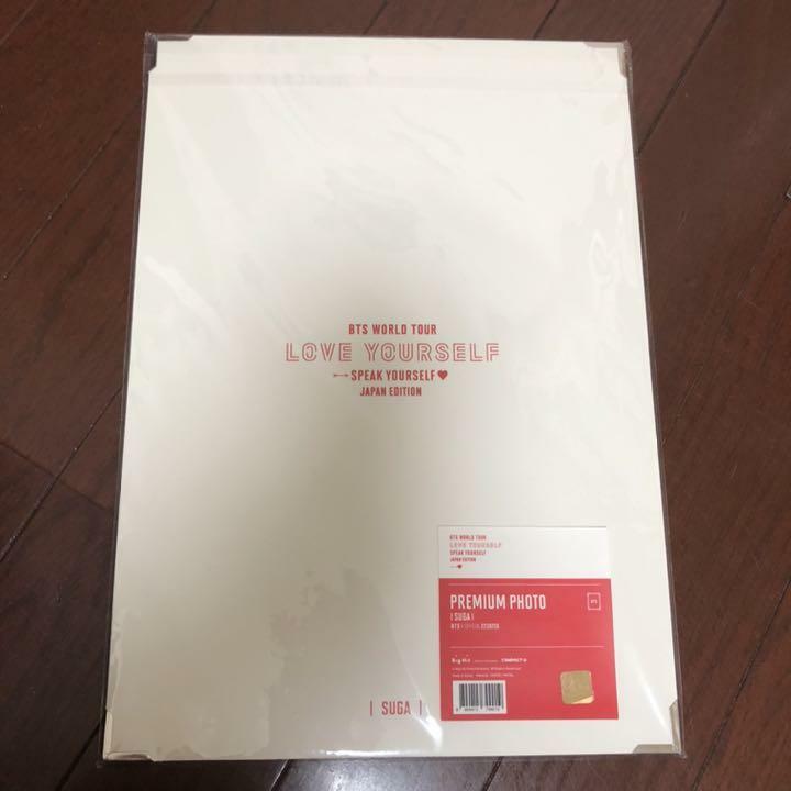 BTS Suga Official Premium Photo Love Yourself World Tour Japan
