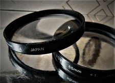 2 Hoya 55mm Professional CLOSE-UP Lenses : 1 and 4