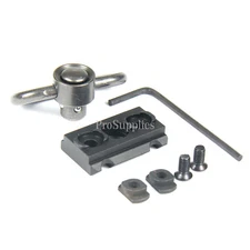 M-LOK Push Button QD Sling Swivel Mount Quick Release Handguard Rail