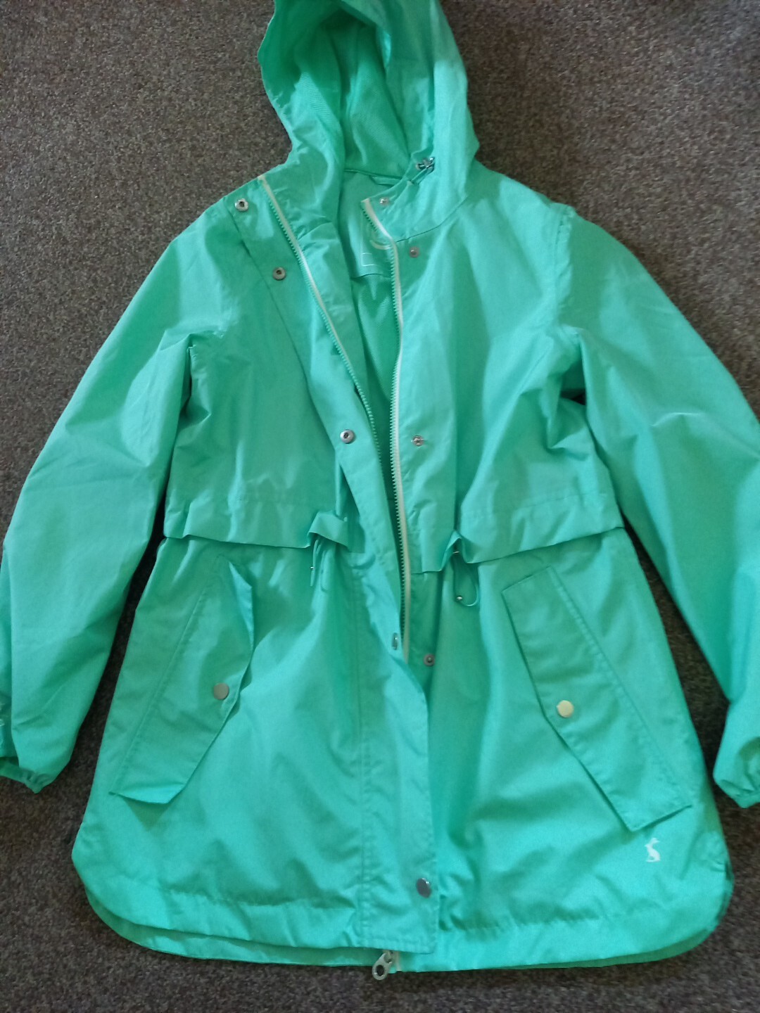 Joules Womens Brookside Waterproof Jacket Spring Bud Size Uk 6 Worn