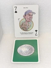 Mike Weir Professional Golfer Caricature Vintage Poker Playing Card