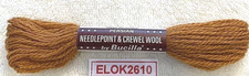 Bucilla Persian Needlepoint  Crewel Wool Yarn 1 Skein 3 Ply Medium Ginger 157